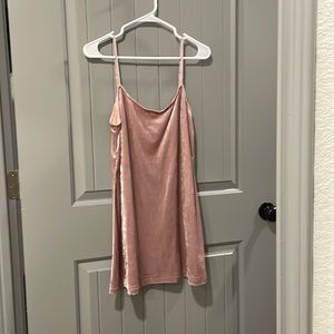 Pink Velvet Dress
